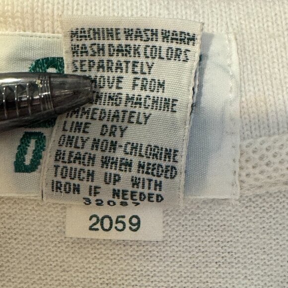Vintage Golf Digest White Polo Shirt Women’s XL 100% Cotton Made USA - Picture 10 of 10